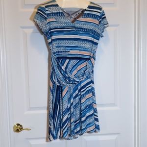 Est. 1946 Blue And Peach Colored Dress, Size M